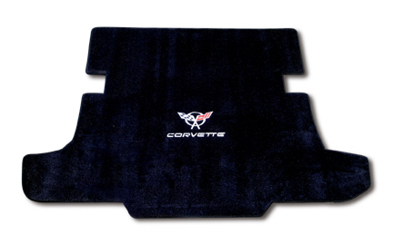 Convertible Cargo Mat Black W/Gold C5 Logo & Corvette Script